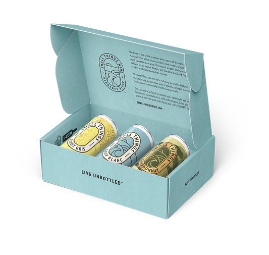 Small Things Wine Gift Set (White)
