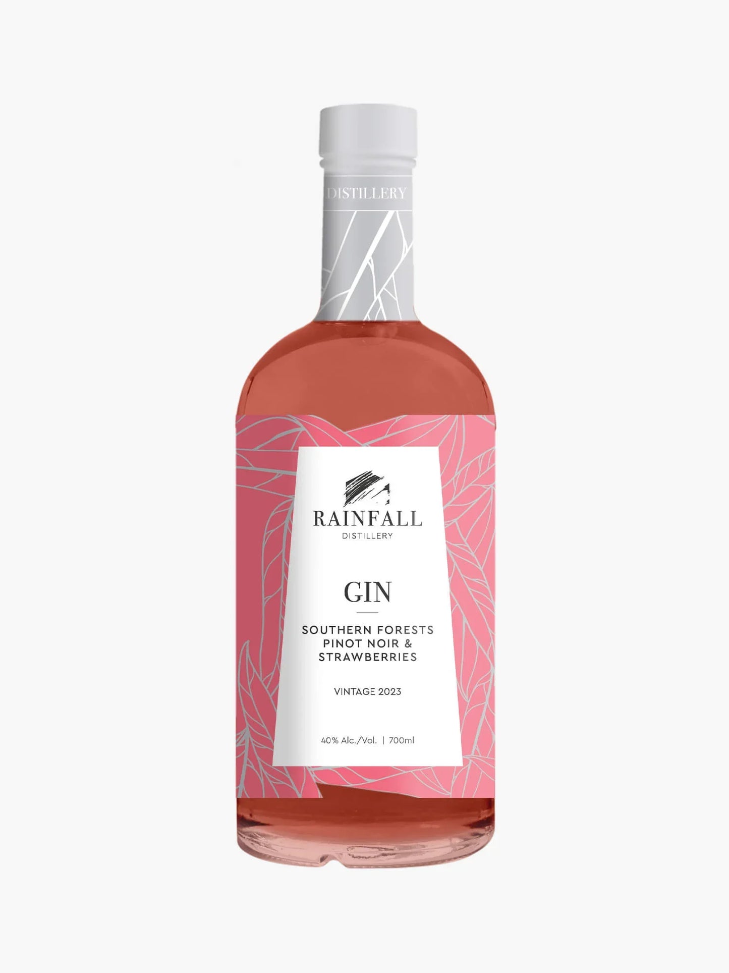 Rainfall Distillery Gin infused with Pinot Noir & Strawberries